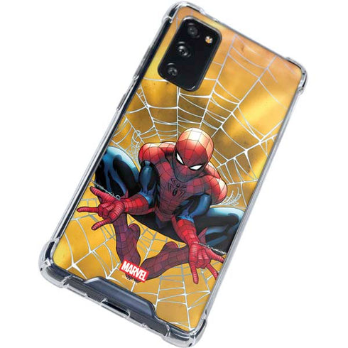 Marvel Spiderman Web Shooting Galaxy S20 FE Clear Case